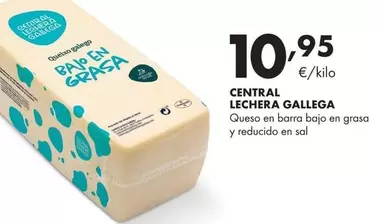 Central Lechera Asturiana - Queso En Barra Bajo En Grasa Y Reducido En Sal