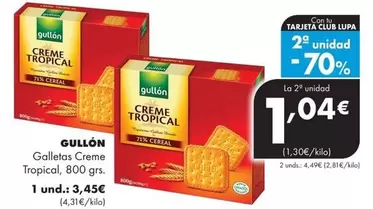 Gullón - Galletas Creme Tropical