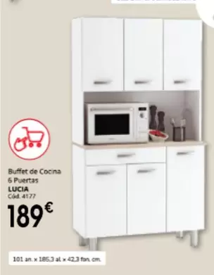 Buffet De Cocina 6 Puertas