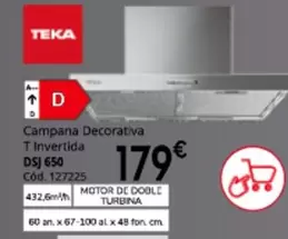 Teka - Campana Decorativa T Invertida Dsj 650