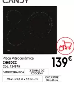 Sony - Placa Vitroceramica CH63DCC