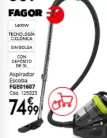 Fagor - Aspirador Escoba