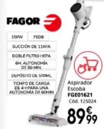 Fagor - Aspirador Escoba FGE01621