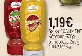 Coaliment - Salsa Ketchup O Mostaza