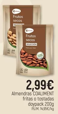 Coaliment - Almendras Fritas O Tostadas Doypack