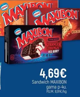 Nestlé - Sandwich Maxibon Gama