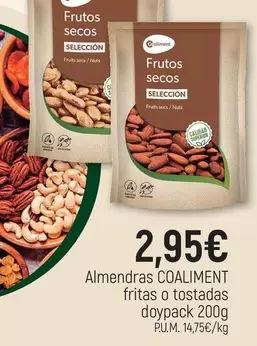 Coaliment - Almendras Fritas O Tostadas Doypack