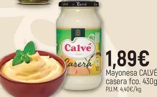 Calvé - Mayonesa Casera