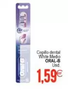 Oral B - Cepillo Dental White Medio