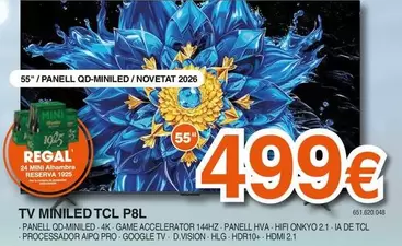 TCL - TV Miniled P8L