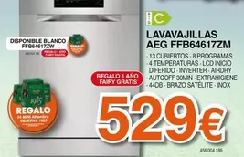 AEG - Lavavajillas 