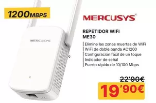 Mercusys - Repetidor Wifi ME30