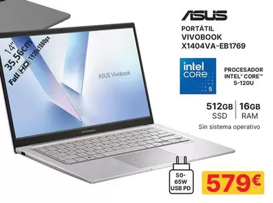 Asus - Portátil Vivobook X1404VA-EB1769