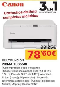 Canon - Multifuncion Pixma Ts65501