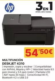 HP - Multifuncion Deskjet 4310