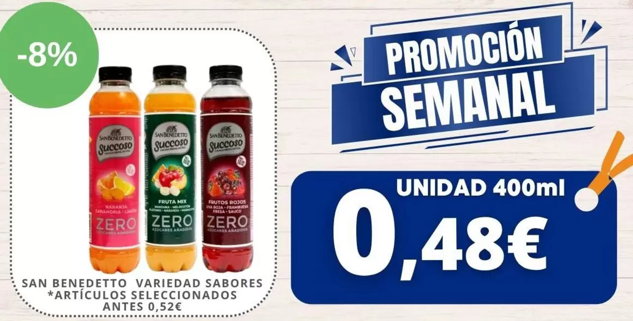 San Benedetto - Variedad Sabores Artículos Seleccionados