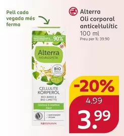 Alterra - Oli Corporal Anticel-lulitic