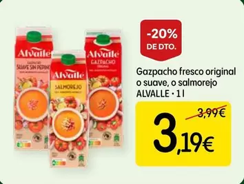 Alvalle - Gazpacho Fresco Original O Suave, O Salmorejo