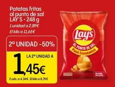 Lay's - Patatas Fritas Al Punto De Sal