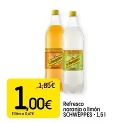 Schweppes - Refresco Naranja O Limón