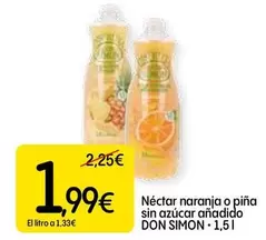 Don Simón - Néctar Naranja O Pina Sin Azúcar Añadido