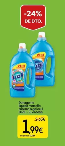 Luzil - Detergente Liquido Marsella, Sublime O Gel Azul