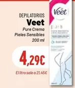 Veet - Depilatorios Pure Crema Pieles Sensibles