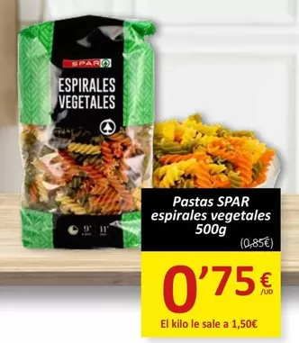 Spar - Pastas Espirales Vegetales