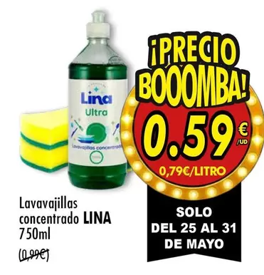 Lina - Lavavajillas Concentrado