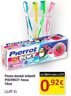 pierrot - Pasta Dental Infantil Fresa