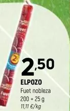 Elpozo - Fuet Nobleza
