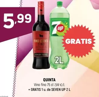 Osborne - Quinta Vino Fino + Gratis Seven Up