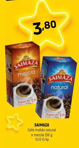 Saimaza - Café Molido Natural O Mezcla