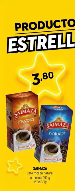 Saimaza - Café Molido Natural O Mezcla