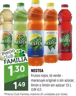 Nestea - Frutos Rojos, Té Verde