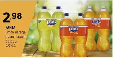 fanta - Limón, Naranja O Zero Naranja