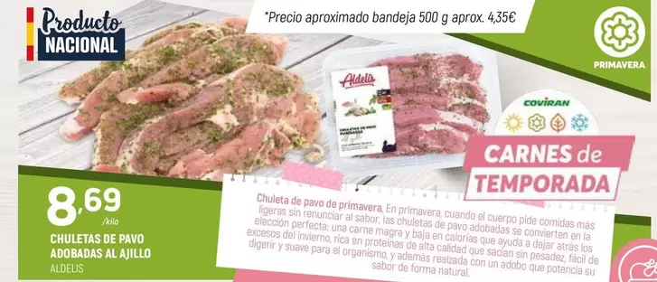 Chuletas De Pavo Adoradas Al Ajillo