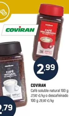 Coviran - Café Soluble Natural O Descafeinado