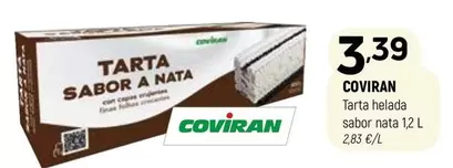 coviran - Tarta Helada Sabor Nata