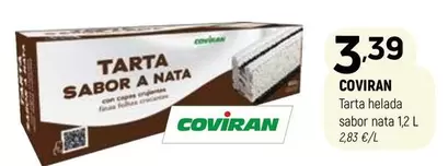 Coviran - Tarta Helada Sabor Nata