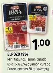 elpozo - 1954 Mini Taquitos Jamon Curado O Jamon Curado