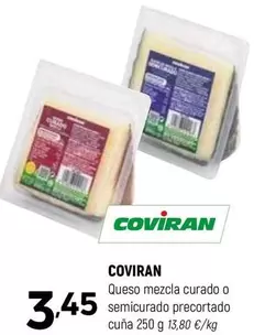 Coviran - Queso Mezcla Curado O Semicurado Precortado Cuña