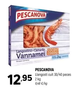 Pescanova - Llangosti Cuit 30/40 Peces