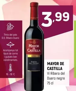 Mayor de Castilla - Vi Ribera Del Duero Negre