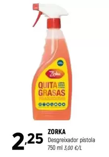 Zorka - Desgreixador Pistola
