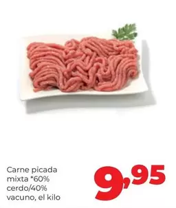 Mixta - Carne Picada 60% Cerdo/40% Vacuno