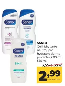 Sanex - Gel Hidratante Neutro
