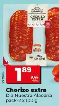 Dia Nuestra Alacena - Chorizo Extra