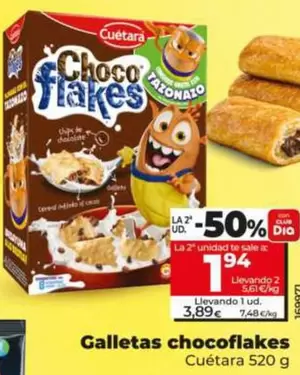 Cuétara - Galletas Chocoflakes