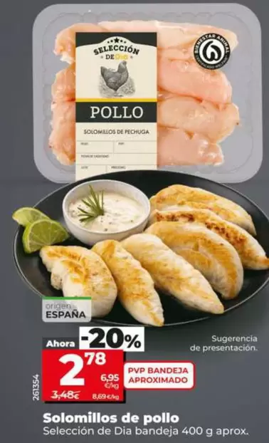 Seleccion De Dia - Solomillos De Pollo